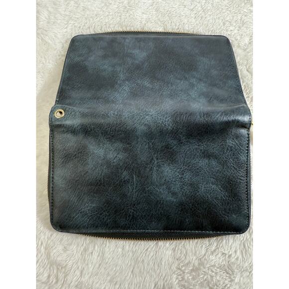 Cluci RFID Blocking Zip Around Wristlet Wallet  24 card slots,ID window - Picture 2 of 6